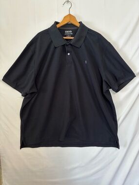 IZOD Advantage Performance Polo in Black Size 3XB